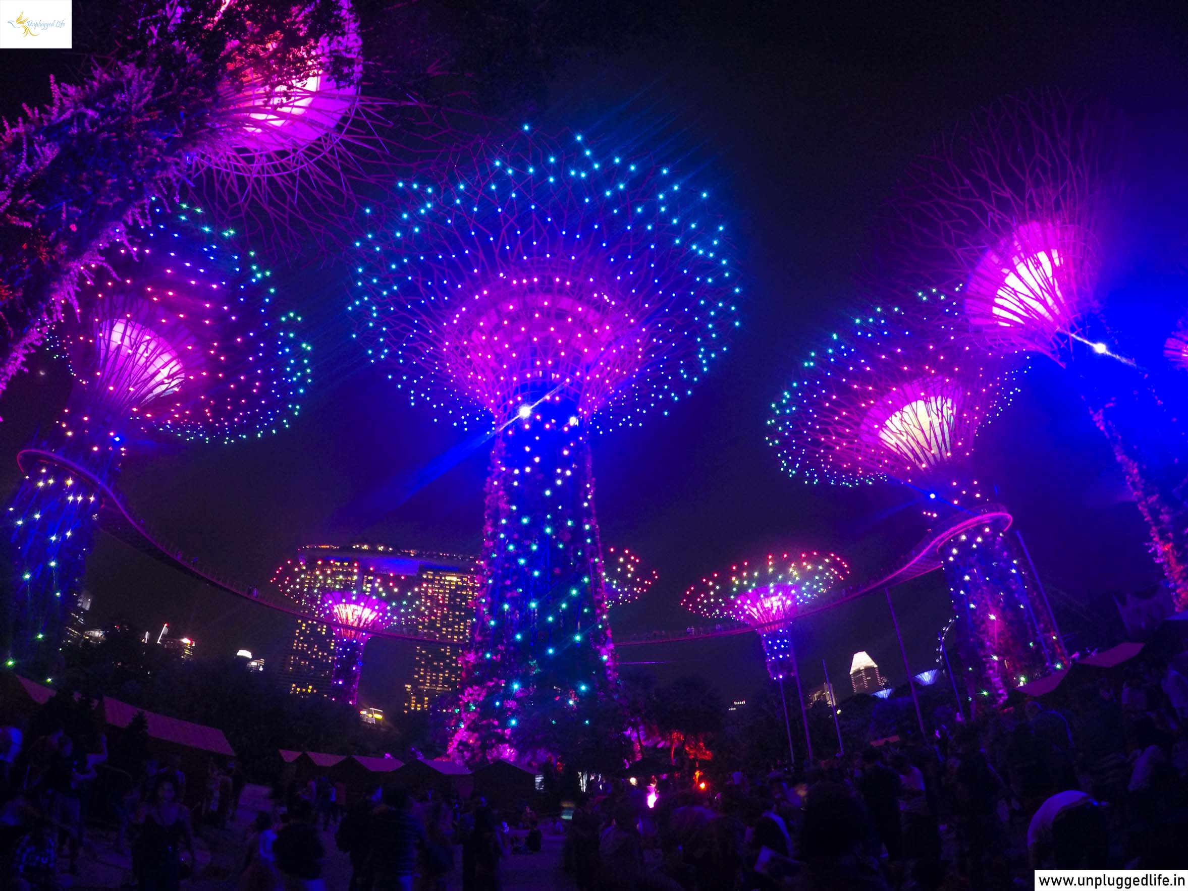 Unplugged Life Singapore, Gardens By the Bay, Singapore night, singapore itinerary, Singapore trip, Singapore Tour Package, Singapore View,